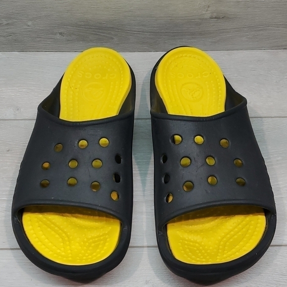 Crocs Mens Outdoor Rubber Sandals Flip flip shoes sz 13 main image 9